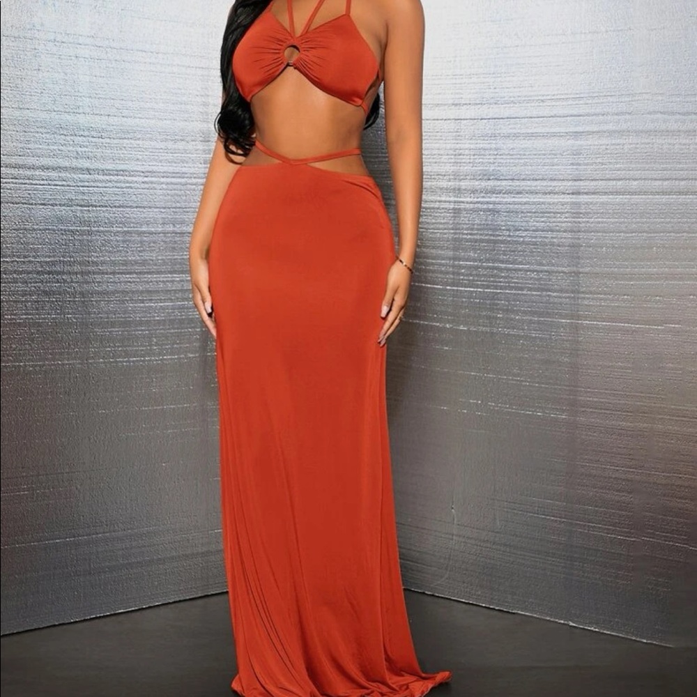 SHEIN ORANGE 2 PIECE SET